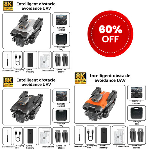 Lanus Triple Camera 8K Drone 2024 - Suitable for beginners - SALE OFF 55%