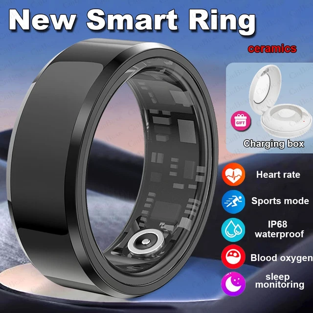 Smart Ring With IP68 Waterproof For Sports Fitness Health Suitable For Android And IOS